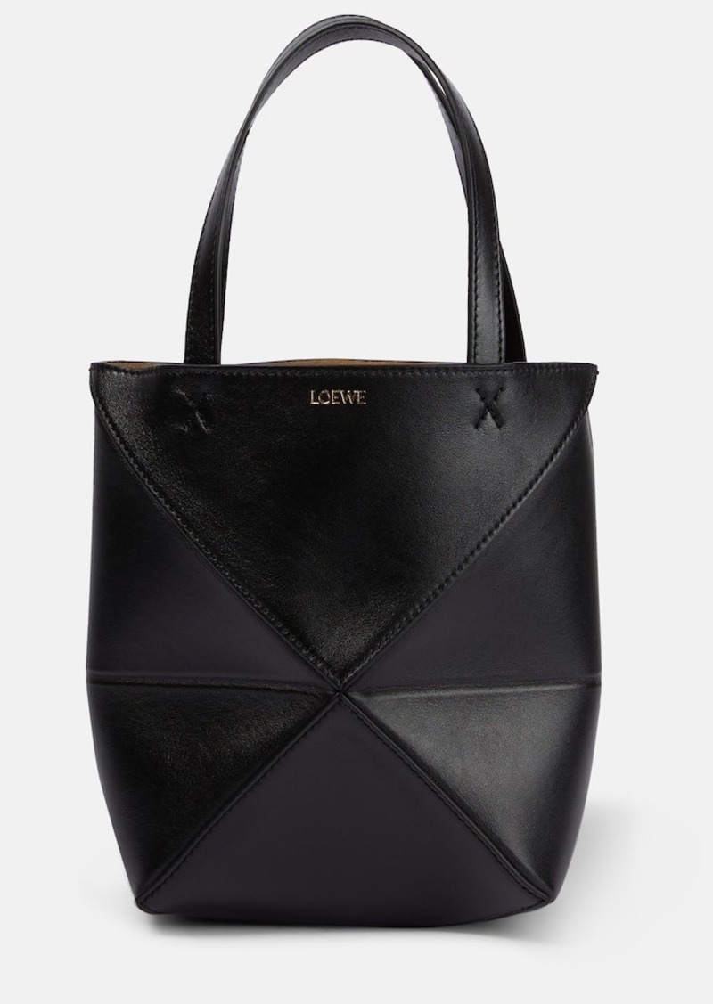 Loewe Puzzle Fold Mini leather tote bag