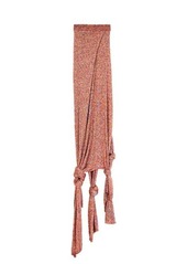 Loewe Knotted-hem sequinned knitted skirt