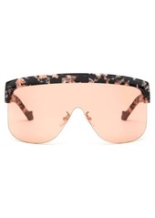 Loewe Show D-fame acetate visor sunglasses