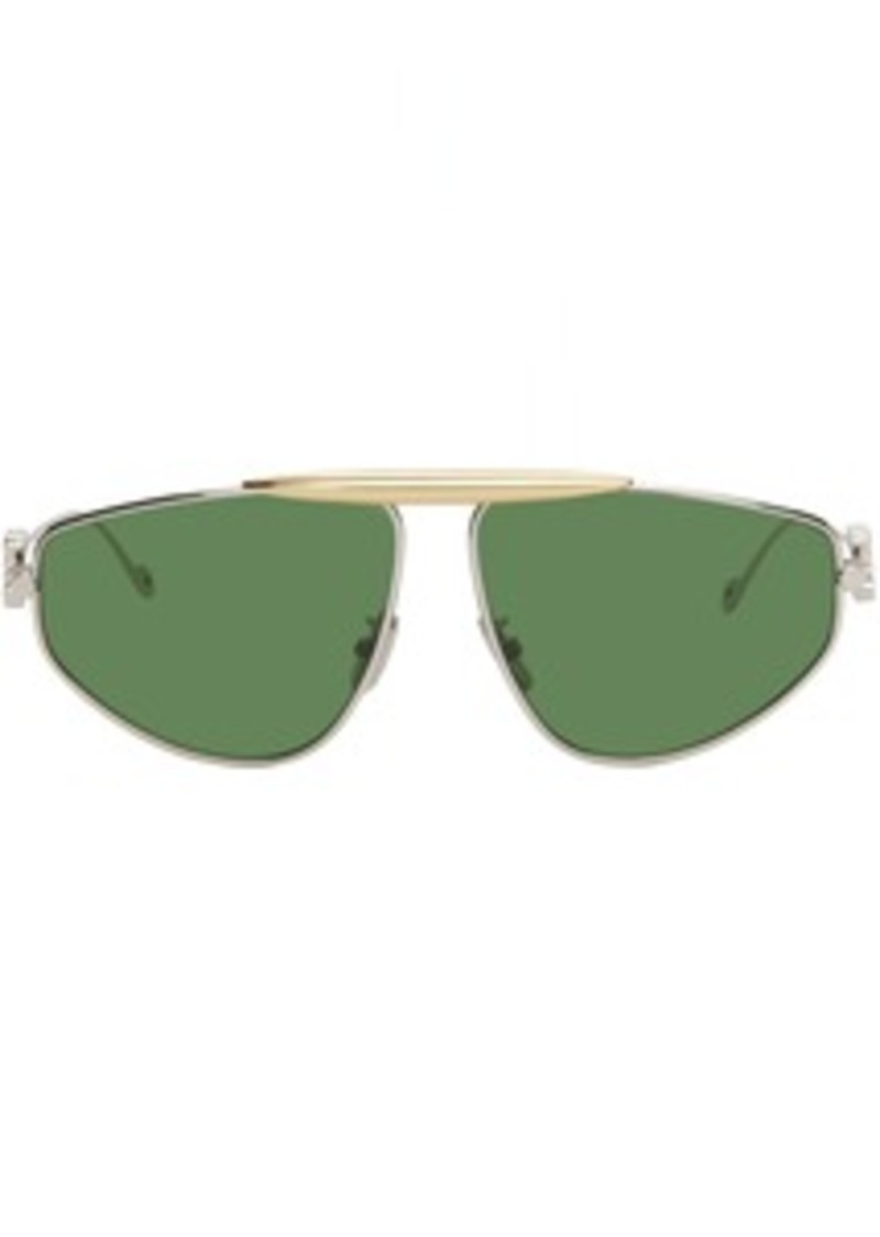 LOEWE Silver Spoiler New Aviator Sunglasses