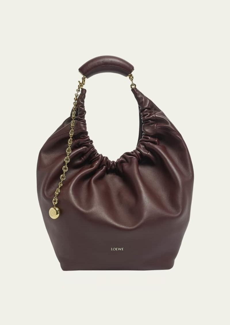 Loewe Squeeze Medium Shoulder Bag in Napa Leather