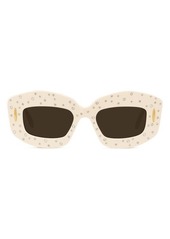 Loewe Starry Night Anagram 49mm Small Rectangular Sunglasses