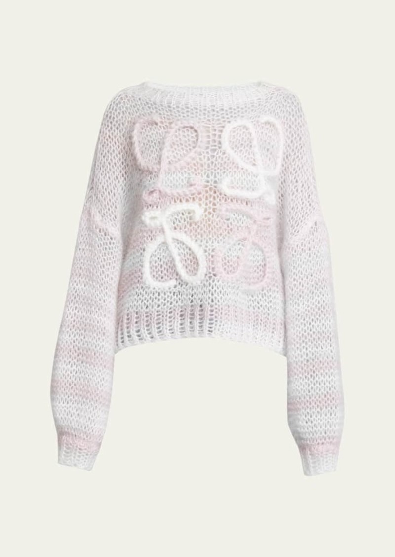 Loewe Striped Anagram Knit Sweater