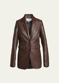 Loewe Tailored Leather Blazer