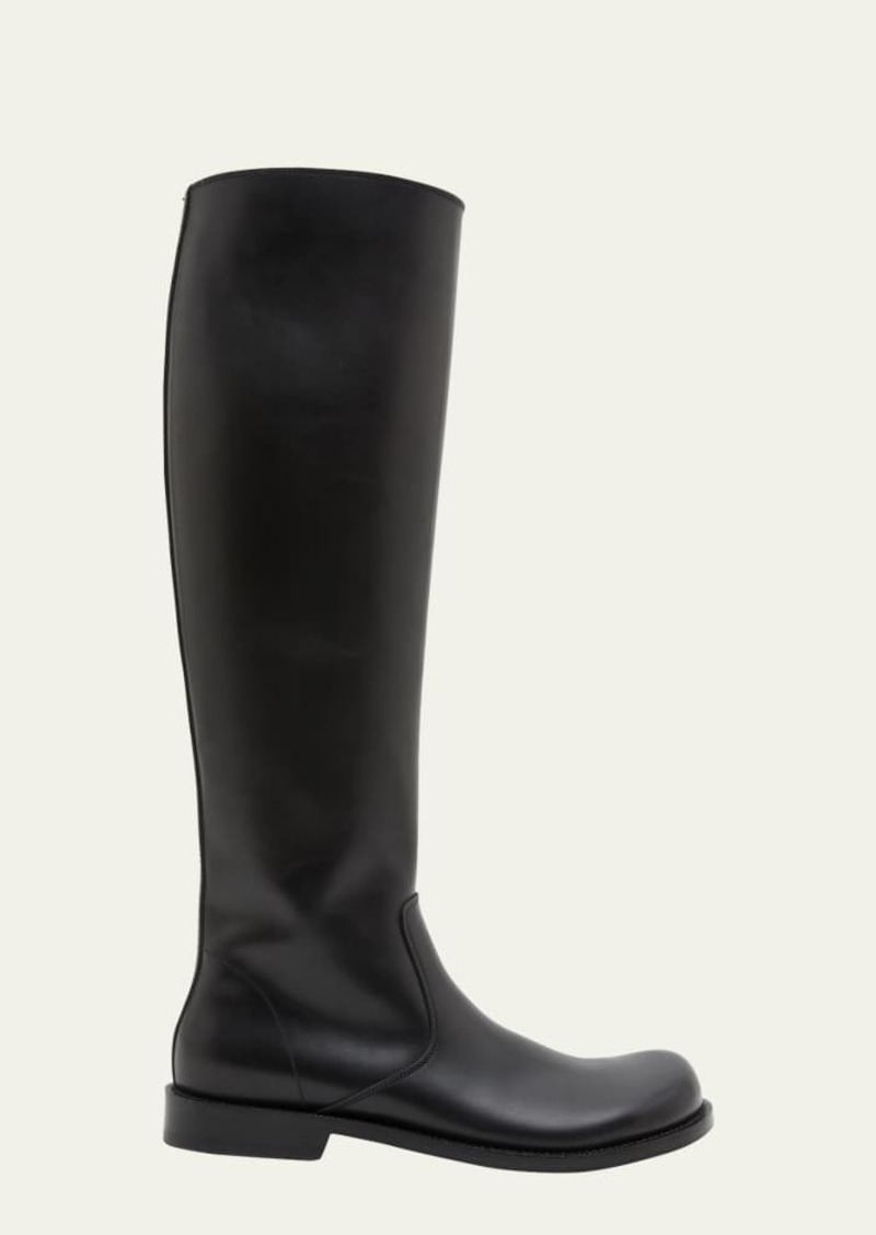 Loewe Terra Leather Tall Zip Boots
