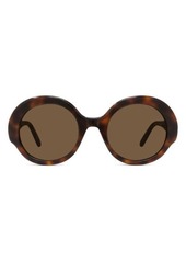 Loewe Thin 52mm Round Sunglasses