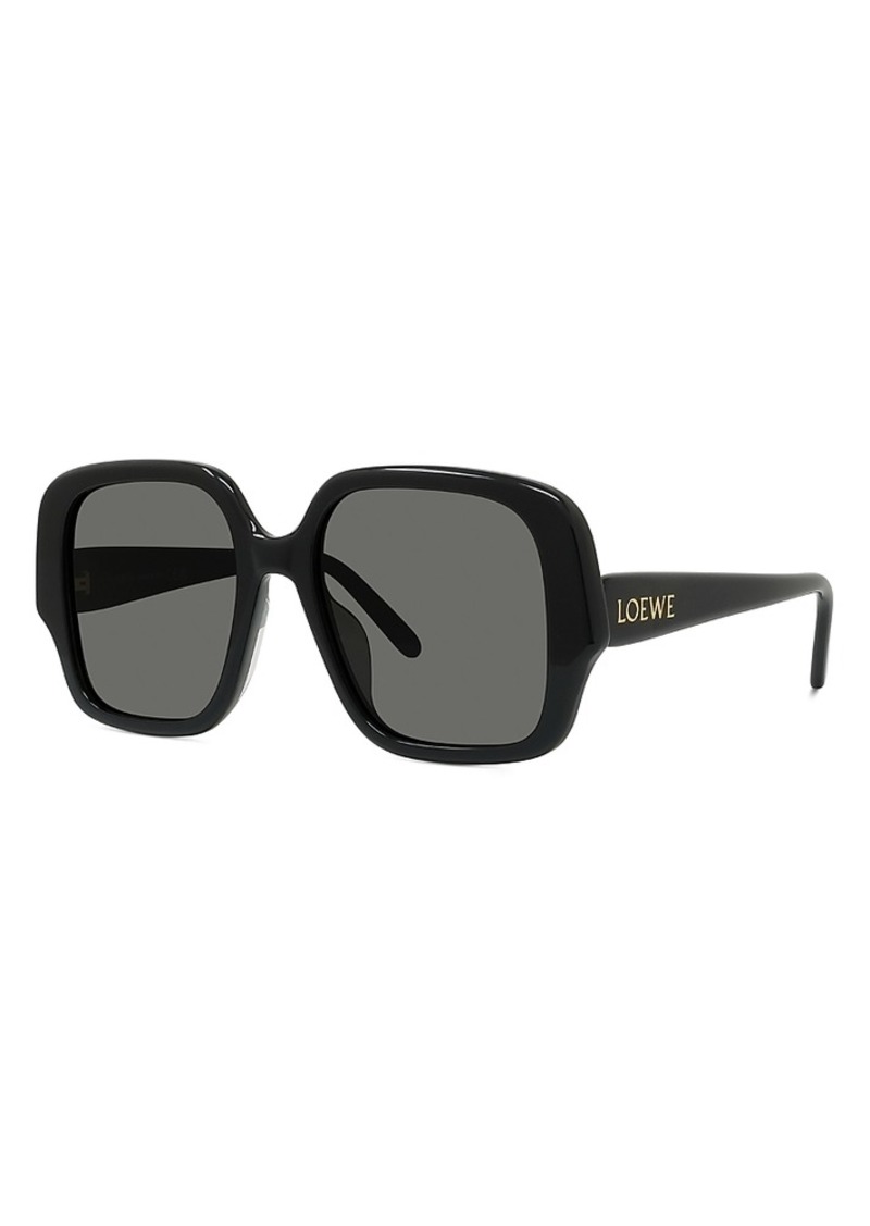 Loewe Thin Square Sunglasses, 54mm