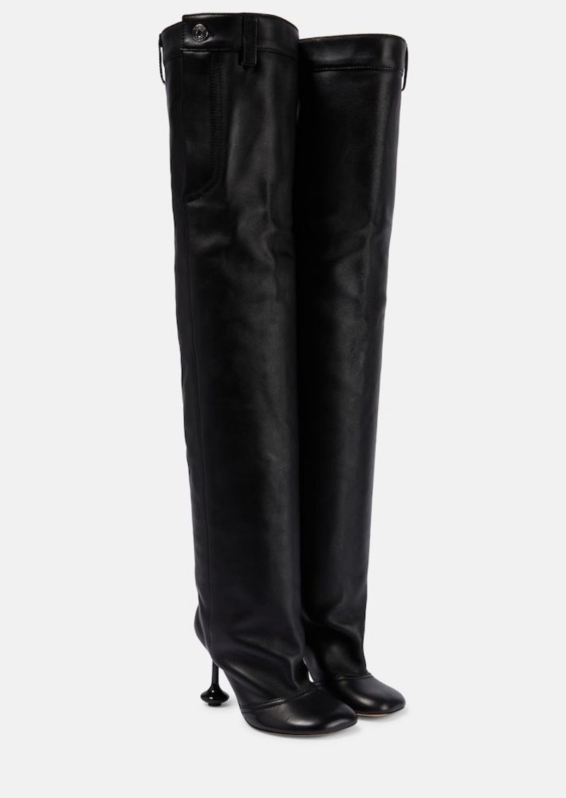 Loewe Toy leather over-the-knee boots