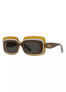 LOEWE x Paula's Ibiza 47MM Rectangular Sunglasses