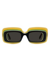 Loewe x Paula's Ibiza 47mm Rectangular Sunglasses
