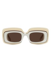 Loewe x Paula's Ibiza 47mm Rectangular Sunglasses