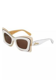 LOEWE x Paula's Ibiza 50MM Butterfly Sunglasses