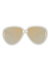 Loewe x Paula's Ibiza 65mm Oversize Pilot Sunglasses