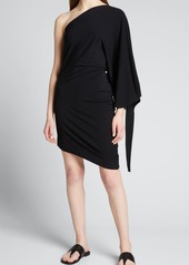 Loewe x Paula's Ibiza Asymmetric One-Shoulder Dress