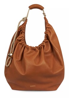 LOEWE x Paula's Ibiza Squeeze Extra-Large Leather Hobo Bag