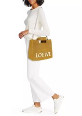 LOEWE x Paula's Ibiza Medium Logo Raffia Tote Bag