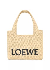 LOEWE x Paula's Ibiza Mini Raffia Tote Bag