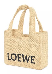 LOEWE x Paula's Ibiza Mini Raffia Tote Bag