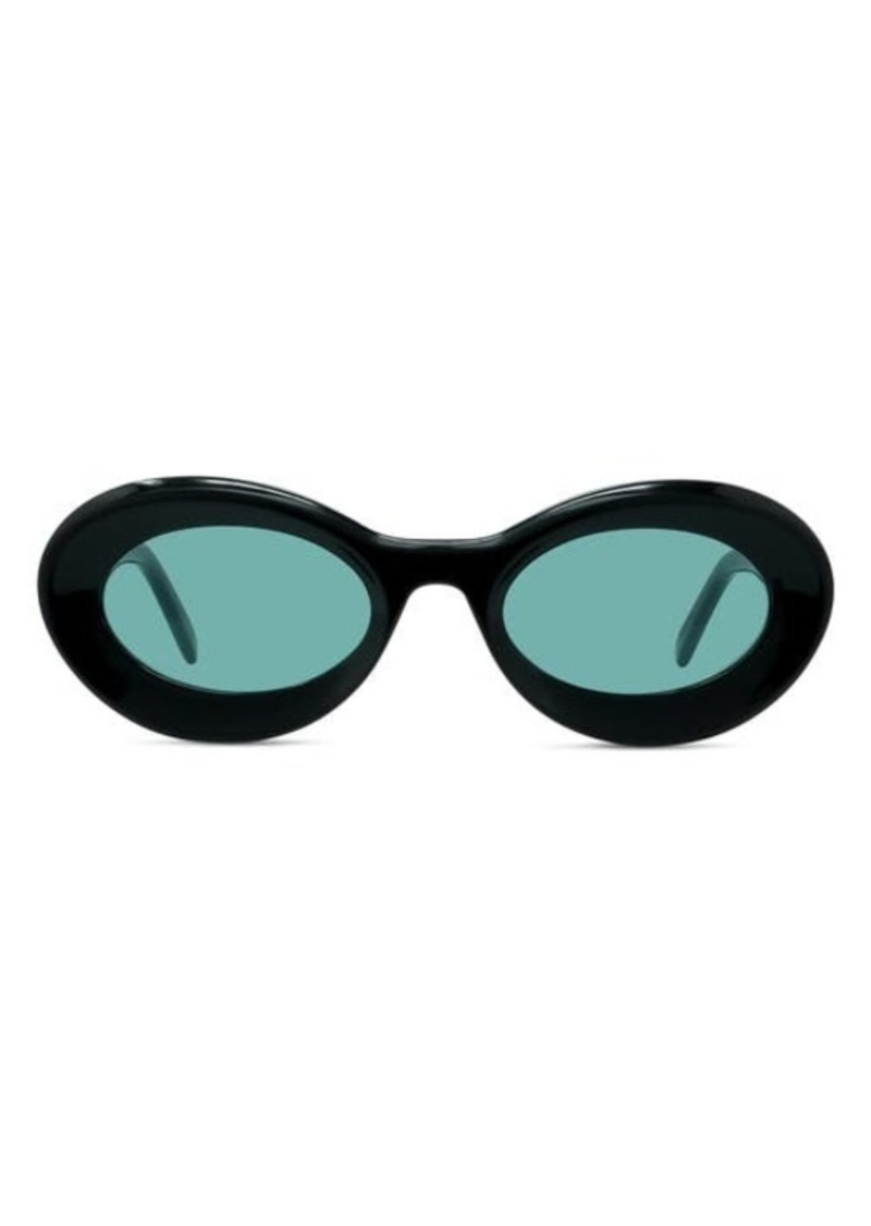 Loewe x Paula's Ibiza Small 50mm Oval Sunglasses