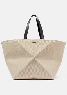 Loewe XXL Puzzle Fold jacquard tote bag