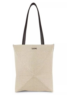 Loewe Medium Puzzle Fold Canvas Tote Bag