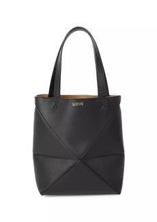 Loewe Mini Puzzle Fold Leather Tote Bag