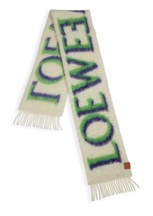Loewe Mohair-Blend Logo Scarf
