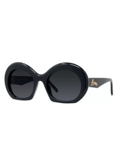 Loewe New Branding Signature 54MM Round Sunglasses