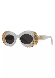 Loewe Paula's Ibiza 47MM Oval Sunglasses