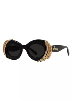 LOEWE x Paula's Ibiza 47MM Oval Sunglasses