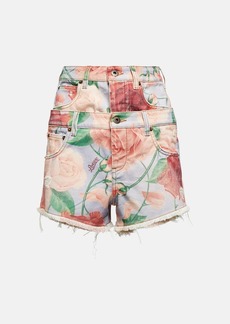 Loewe Paula's Ibiza floral denim shorts