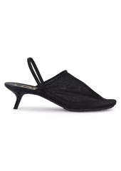 Loewe Petal 45MM Mesh Slingback Mules