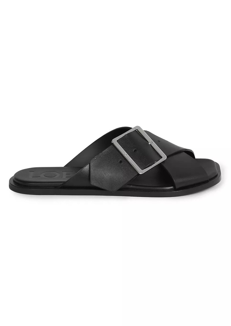 Loewe Petal Belt Leather Sandals