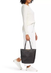 Loewe Puzzle Shiny Leather Tote