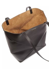 Loewe Puzzle Shiny Leather Tote