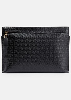 Loewe Repeat T leather clutch