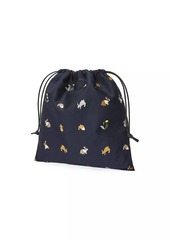 Suna Fujita x LOEWE Bunnies Cotton Drawstring Pouch