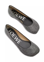 Loewe Toy Strass Leather Ballerina Flats