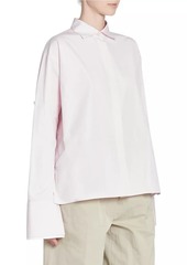Loewe Turn-Up Boxy Cotton Shirt