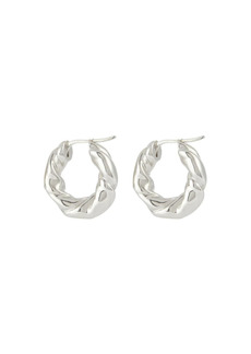 Loewe Twisted sterling silver hoop earrings