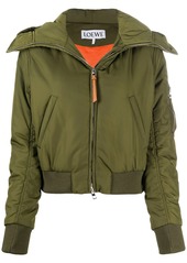 Loewe zip-up hooded jacket