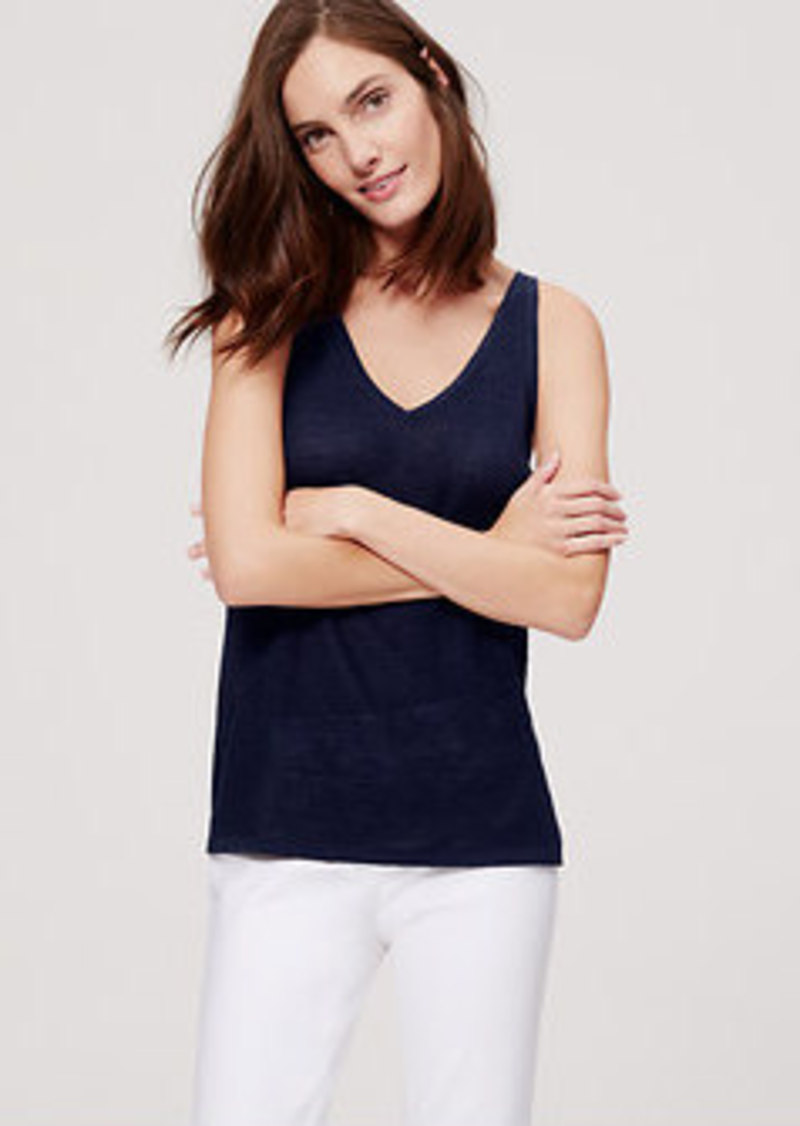 LOFT Double V Sweater Cami | Sweaters