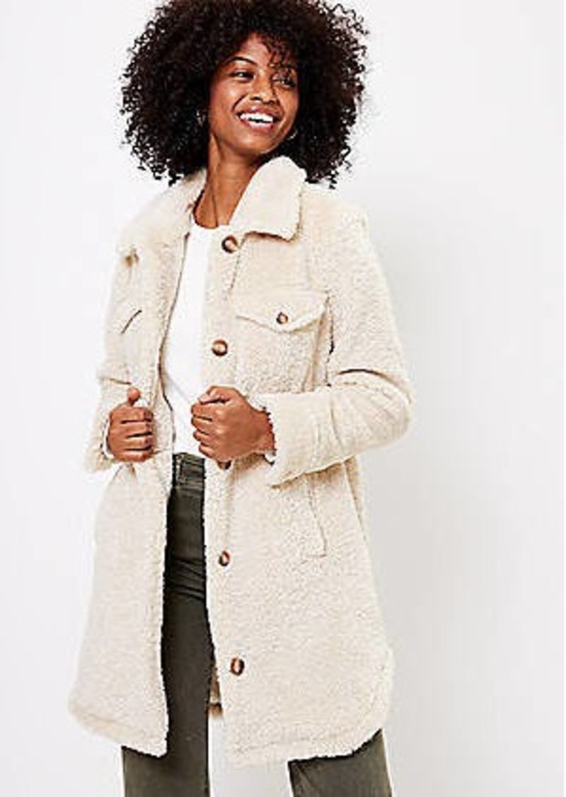 loft sherpa jacket