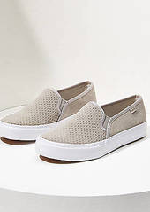 LOFT Keds Double Decker Perforated Suede Sneakers
