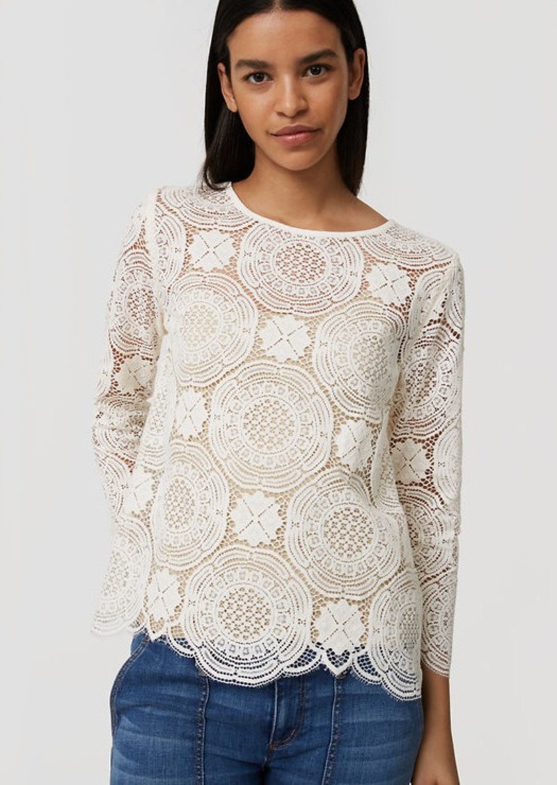 loft lace top