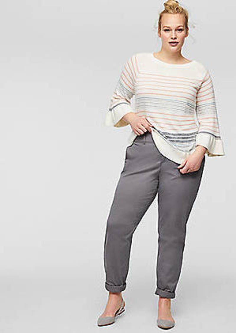 loft girlfriend chinos