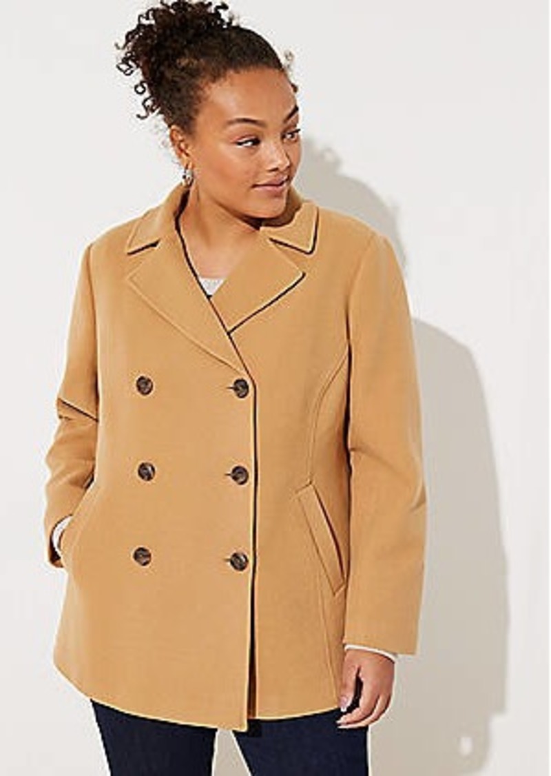 modern peacoat