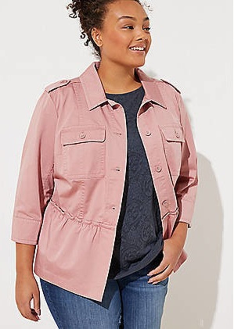 loft denim utility jacket