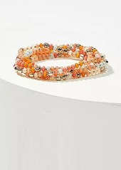 LOFT Multicolored Beaded Stretch Bracelet Set