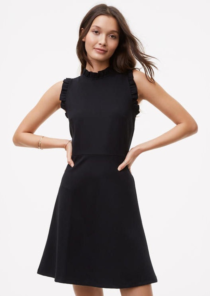 the loft black dress